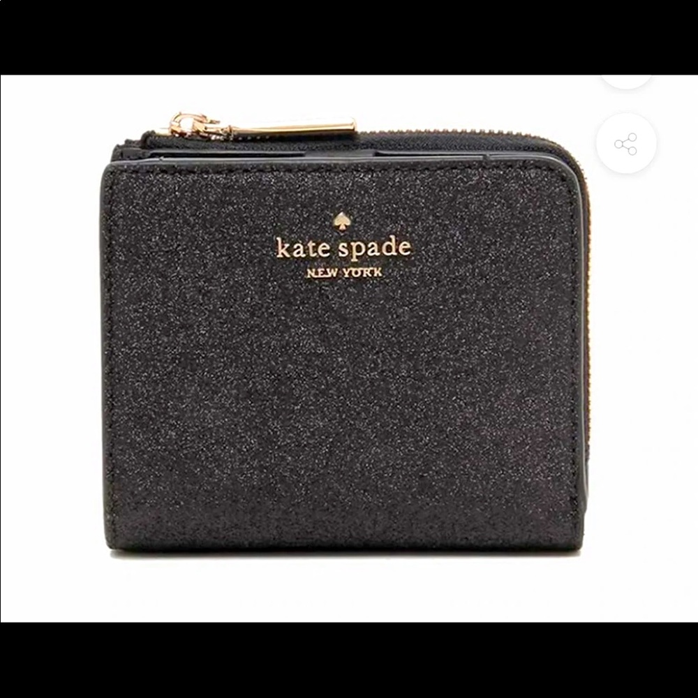 Kate Spade Lola Small L-Zip Bifold Wallet Black